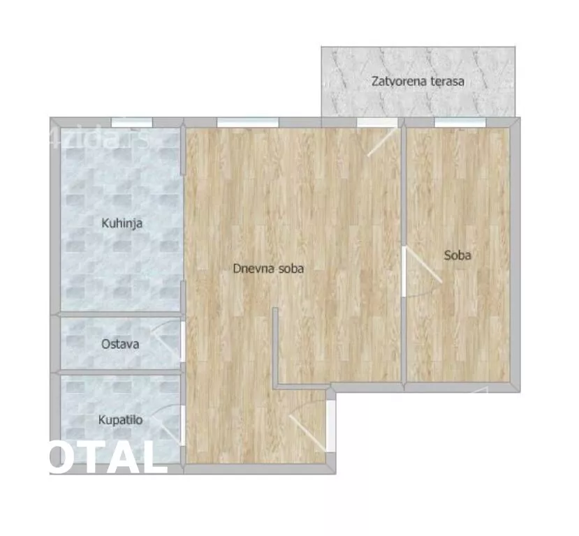 Dvosoban stan | 4zida