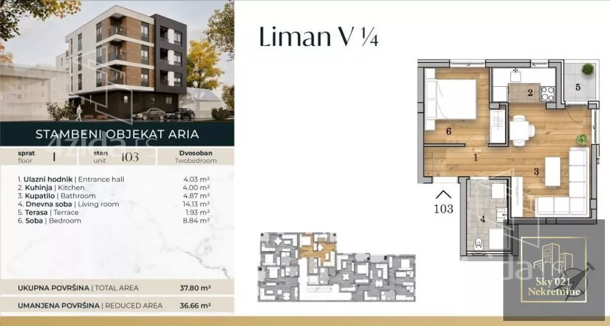 Dvosoban stan | 4zida
