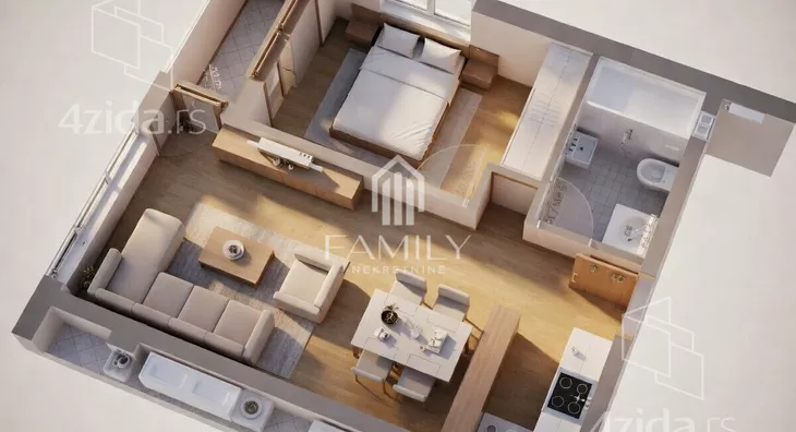 Dvosoban stan | 4zida