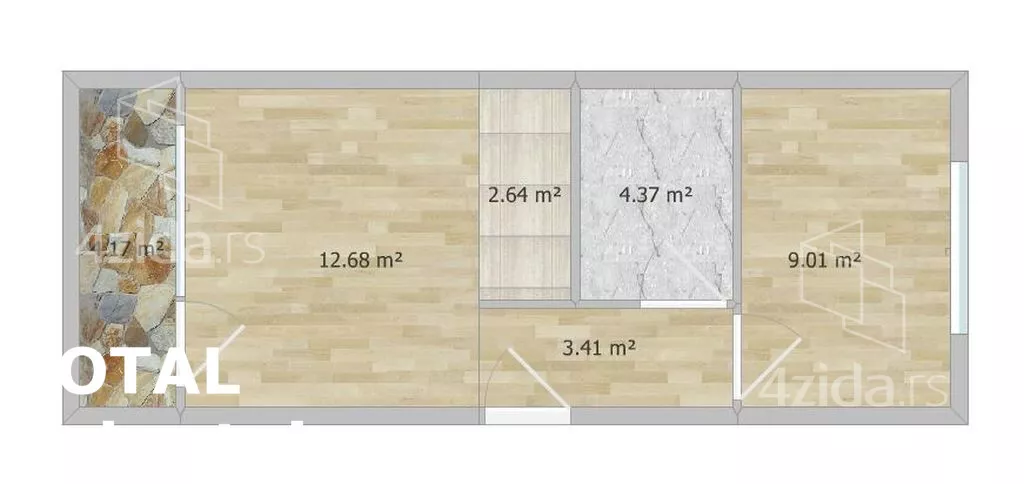 Dvosoban stan | 4zida