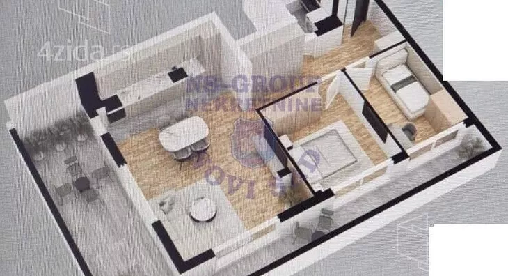 Dvoiposoban stan | 4zida