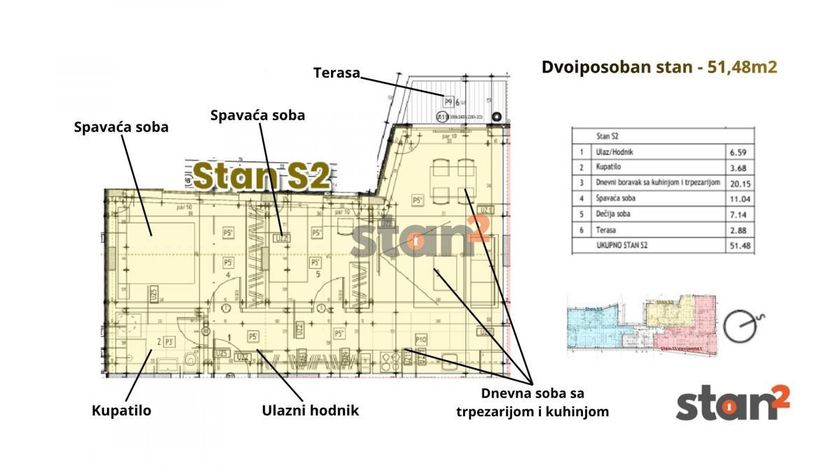 Dvoiposoban stan - View 4