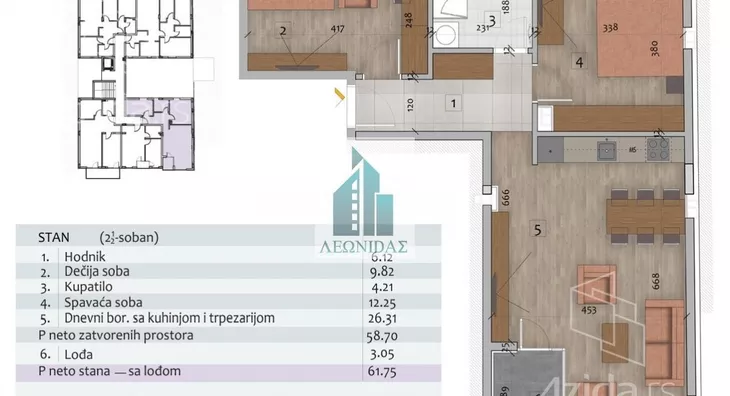 Dvoiposoban stan | 4zida