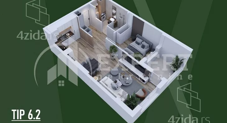 Dvosoban stan | 4zida