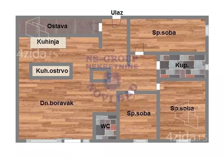 Četvorosoban stan | 4zida