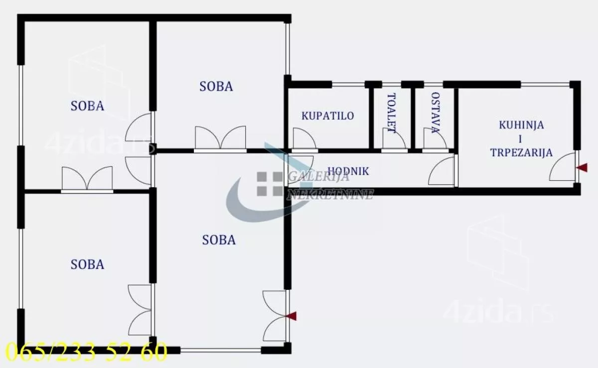 Četvorosoban stan | 4zida