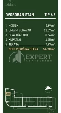 Dvosoban stan | 4zida