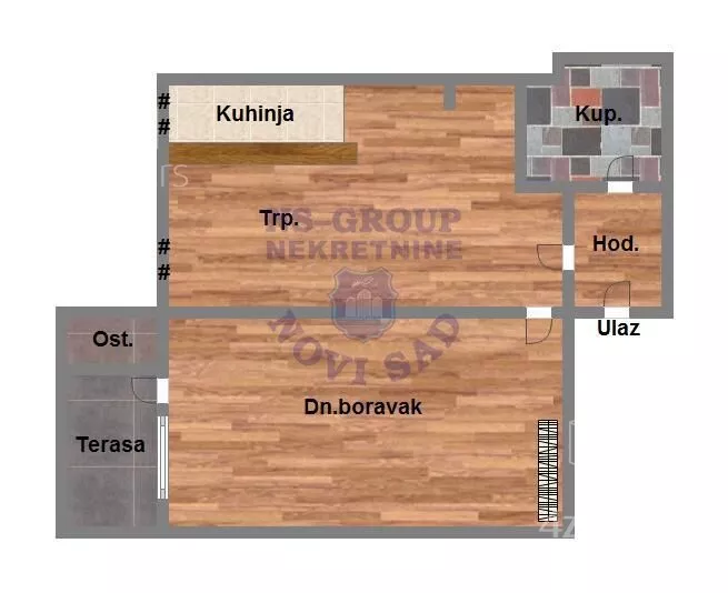 Jednosoban stan | 4zida