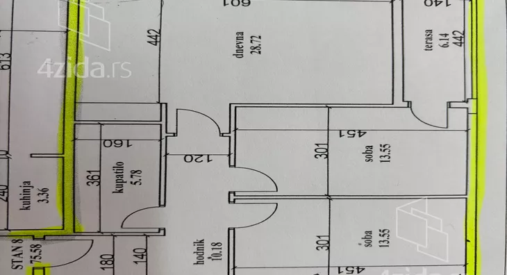 Dvosoban stan | 4zida