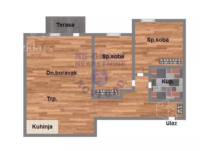 Trosoban stan | 4zida