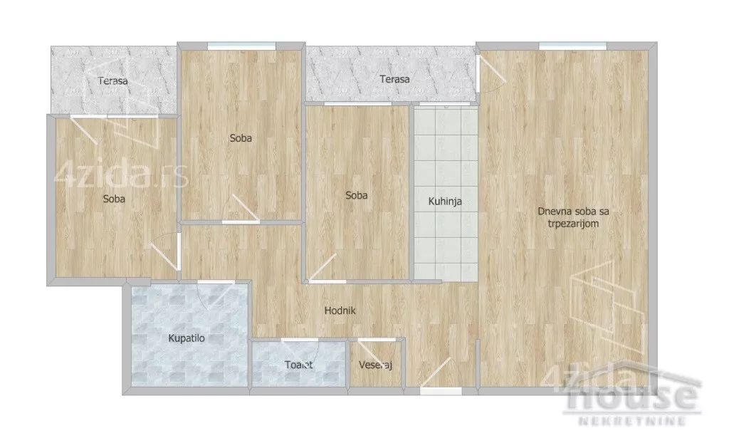 Četvorosoban stan | 4zida