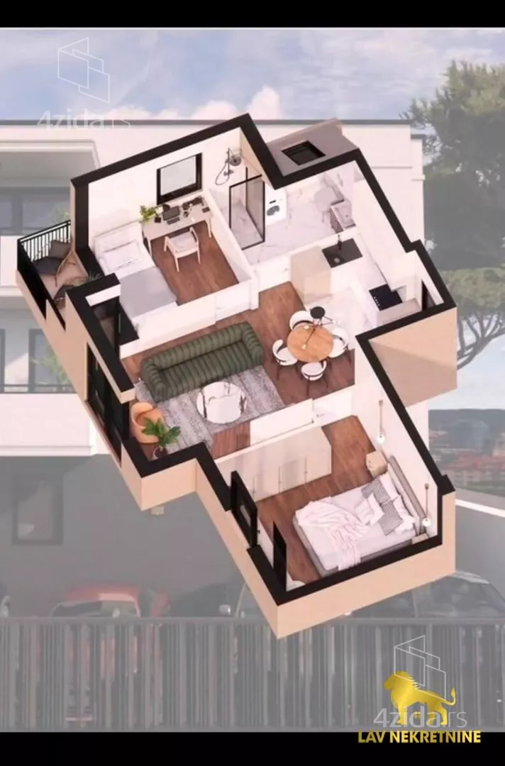 Dvoiposoban stan | 4zida