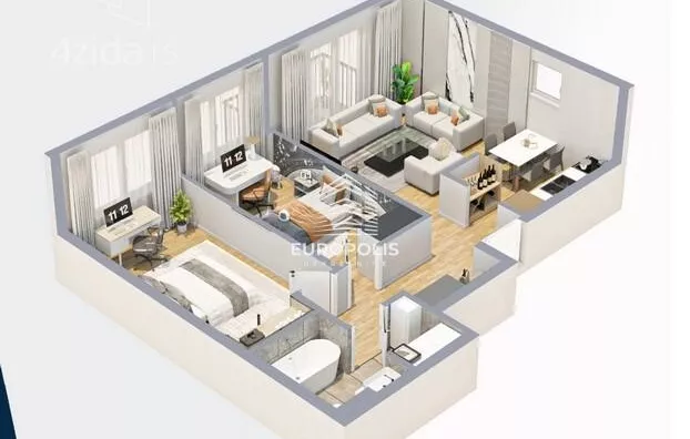 Trosoban stan | 4zida