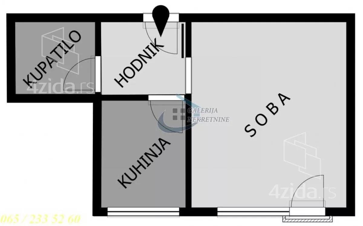 Jednosoban stan | 4zida