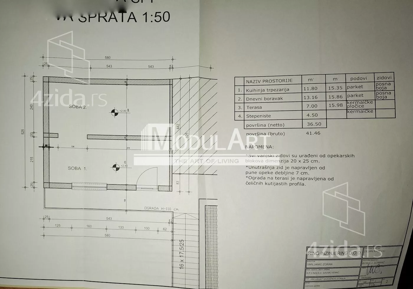 1-etažna kuća | 4zida