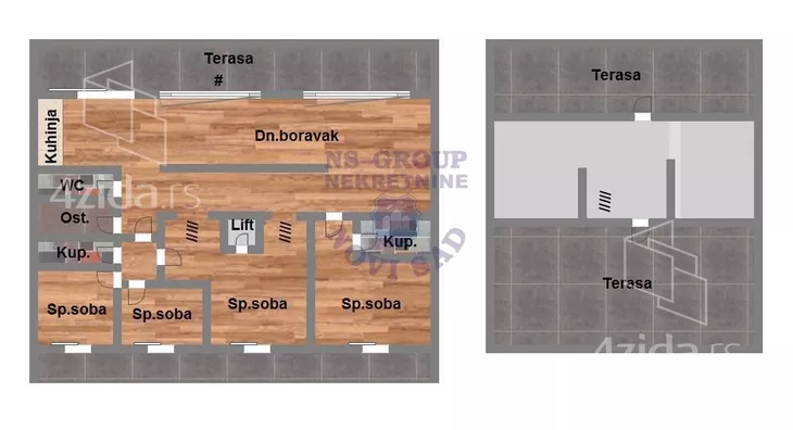 Sedmosoban stan | 4zida