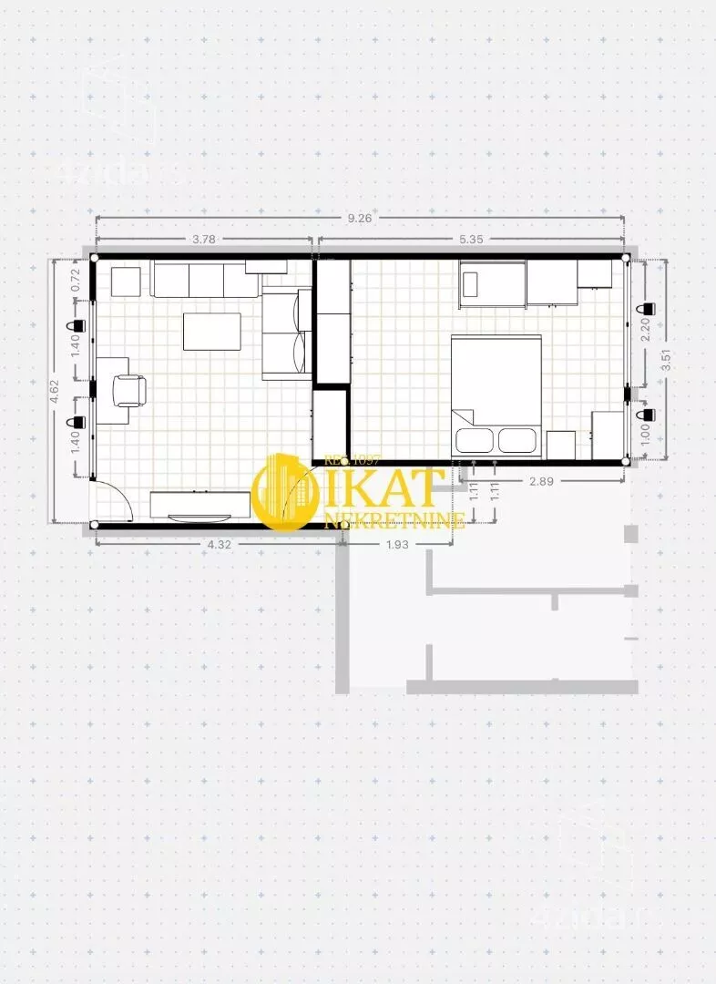 Dvosoban stan | 4zida