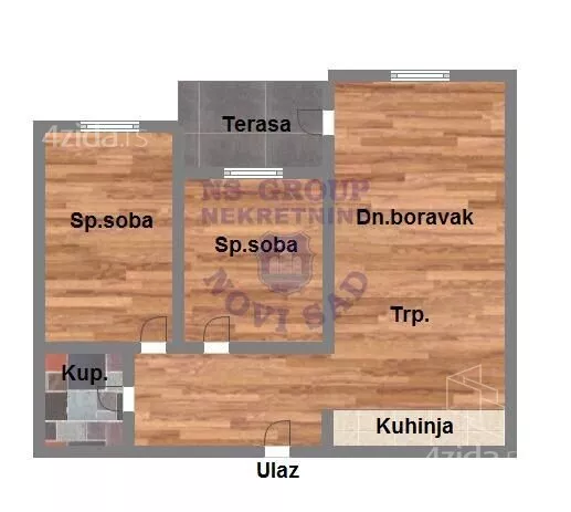 Trosoban stan | 4zida