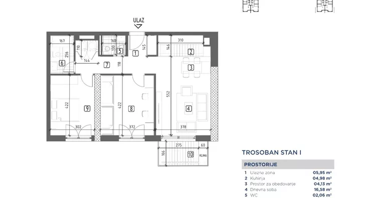 Trosoban stan | 4zida