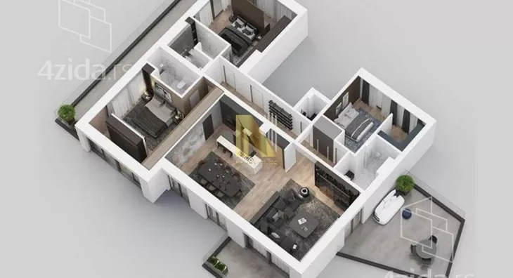 Četvorosoban stan | 4zida