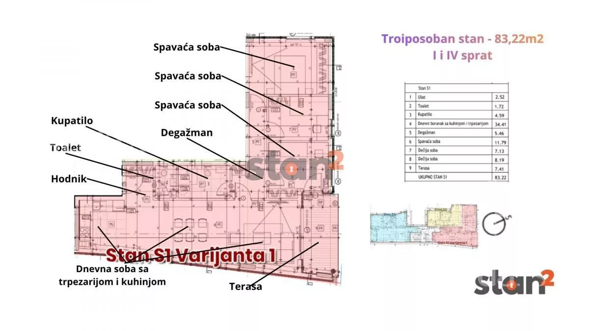 Troiposoban stan | 4zida