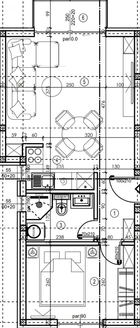 Jednoiposoban stan | 4zida
