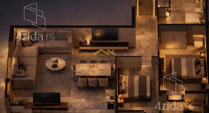 Trosoban stan | 4zida