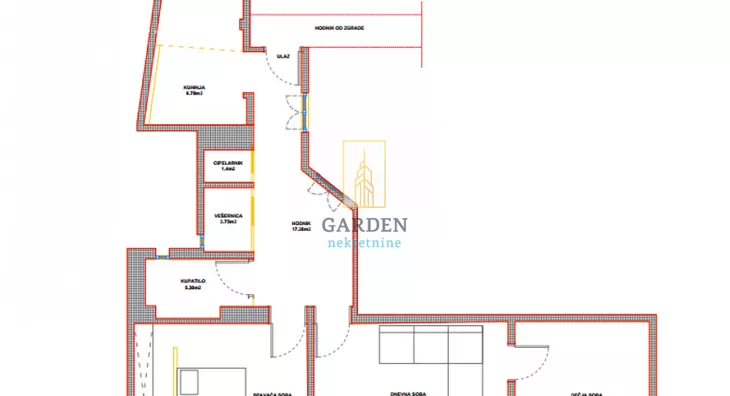 Trosoban stan | 4zida