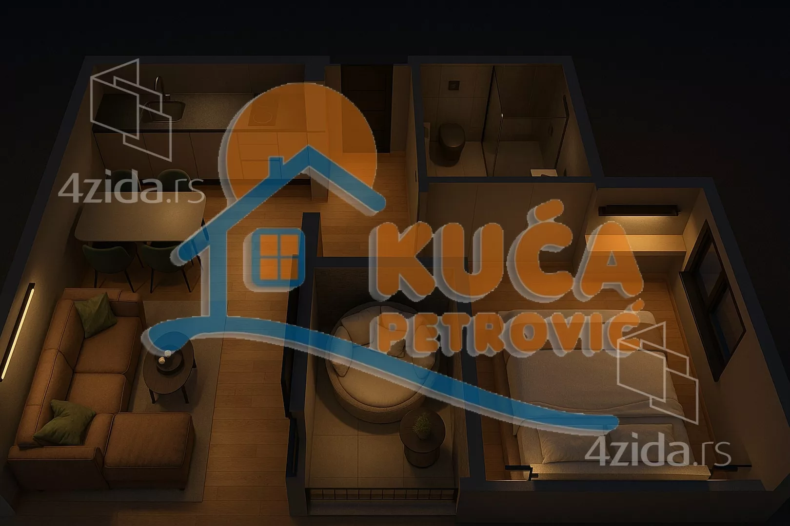 Jednoiposoban stan | 4zida