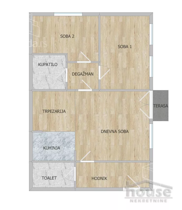 Trosoban stan | 4zida