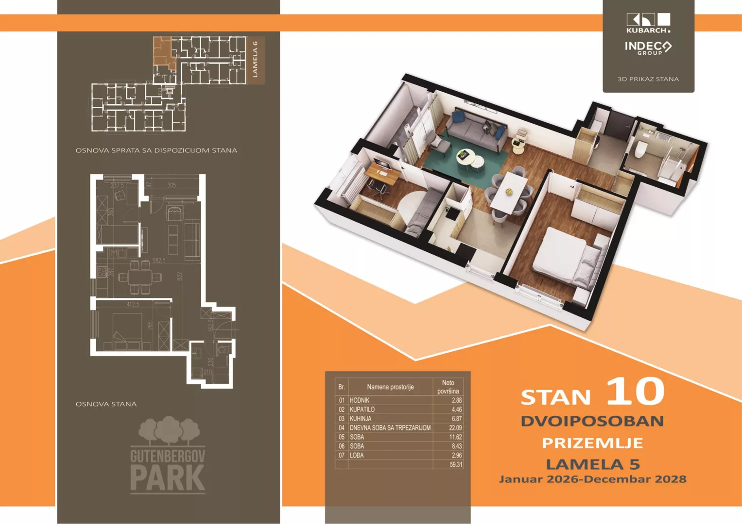 Dvoiposoban stan | 4zida