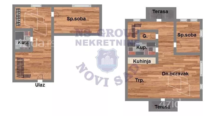 Trosoban stan | 4zida