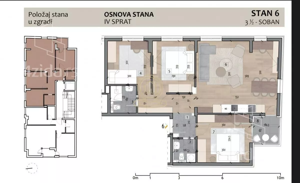 Troiposoban stan | 4zida