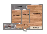 Trosoban stan | 4zida