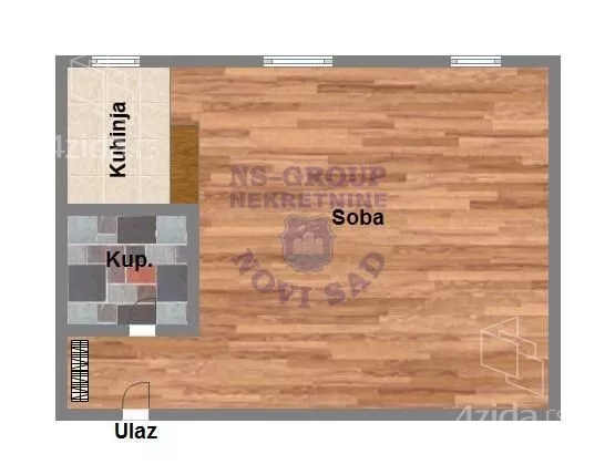 Jednosoban stan | 4zida