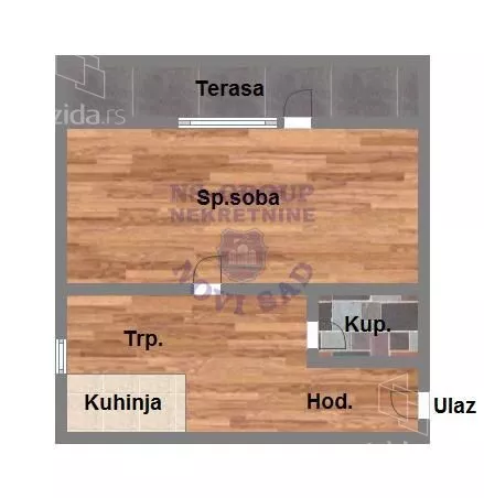 Jednosoban stan | 4zida
