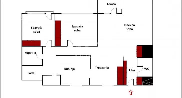 Trosoban stan | 4zida