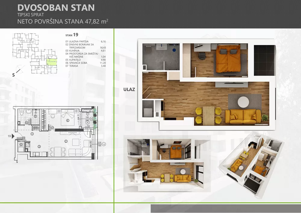 Troiposoban stan | 4zida