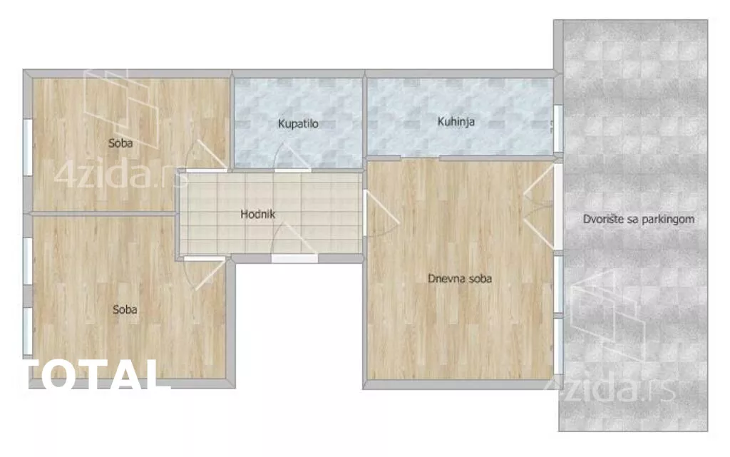 Trosoban stan | 4zida