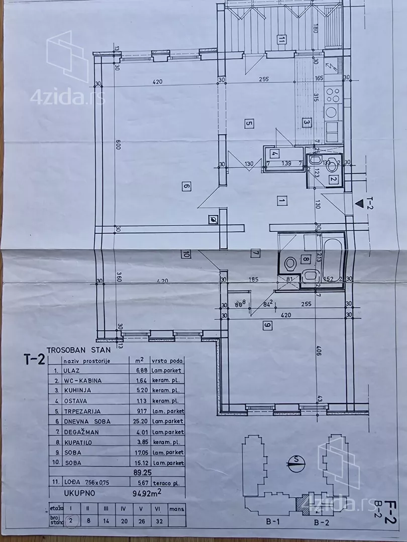 Trosoban stan | 4zida