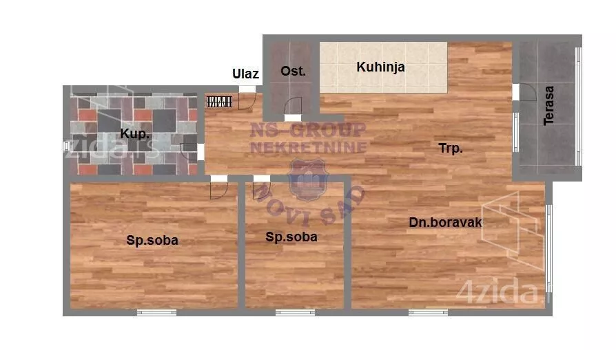 Dvoiposoban stan | 4zida