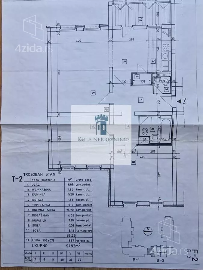 Trosoban stan | 4zida