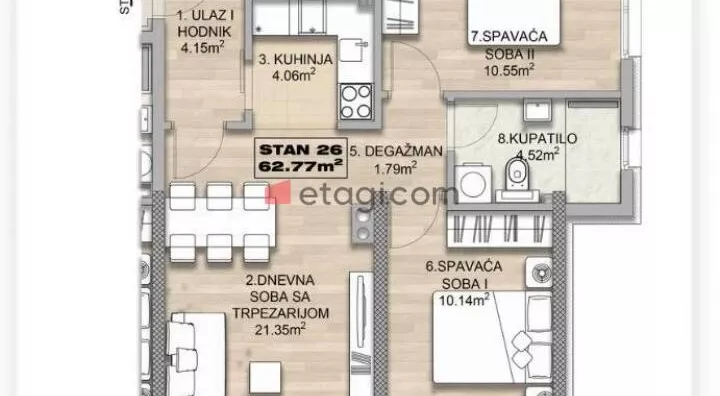 Dvoiposoban stan | 4zida