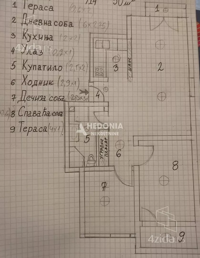 Dvoiposoban stan | 4zida