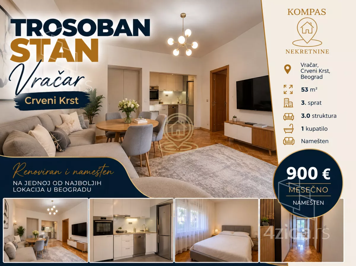 Trosoban stan | 4zida