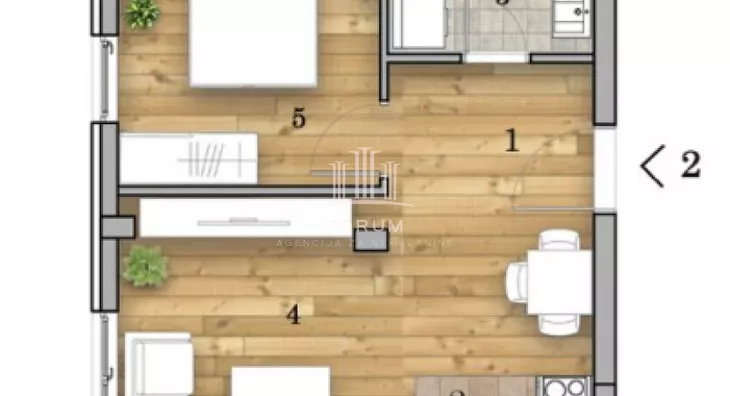 Dvosoban stan | 4zida