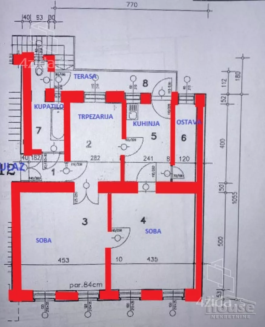 Trosoban stan | 4zida