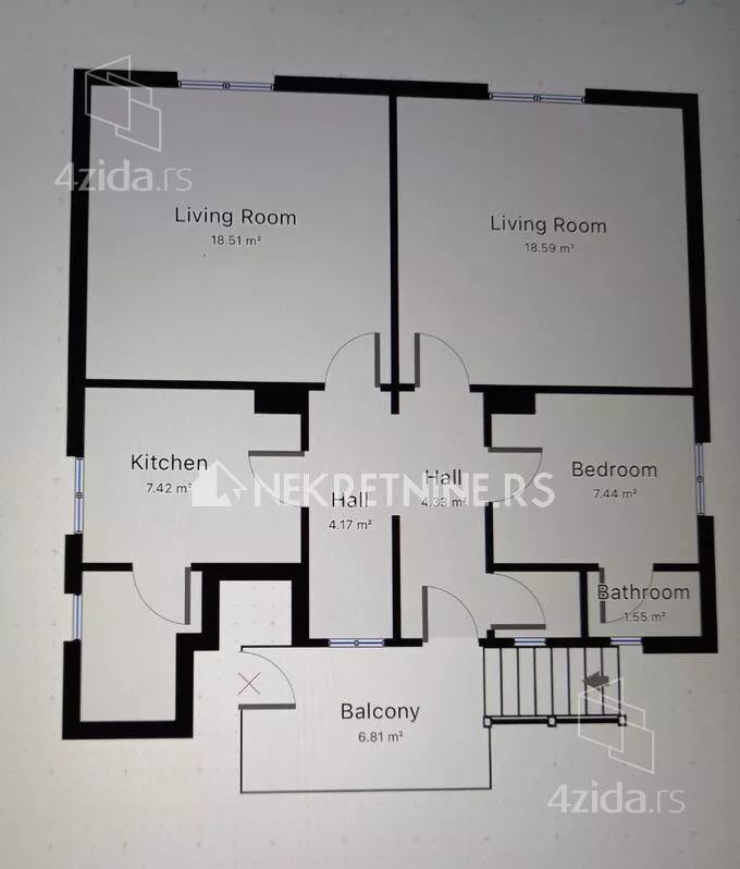 Trosoban stan | 4zida