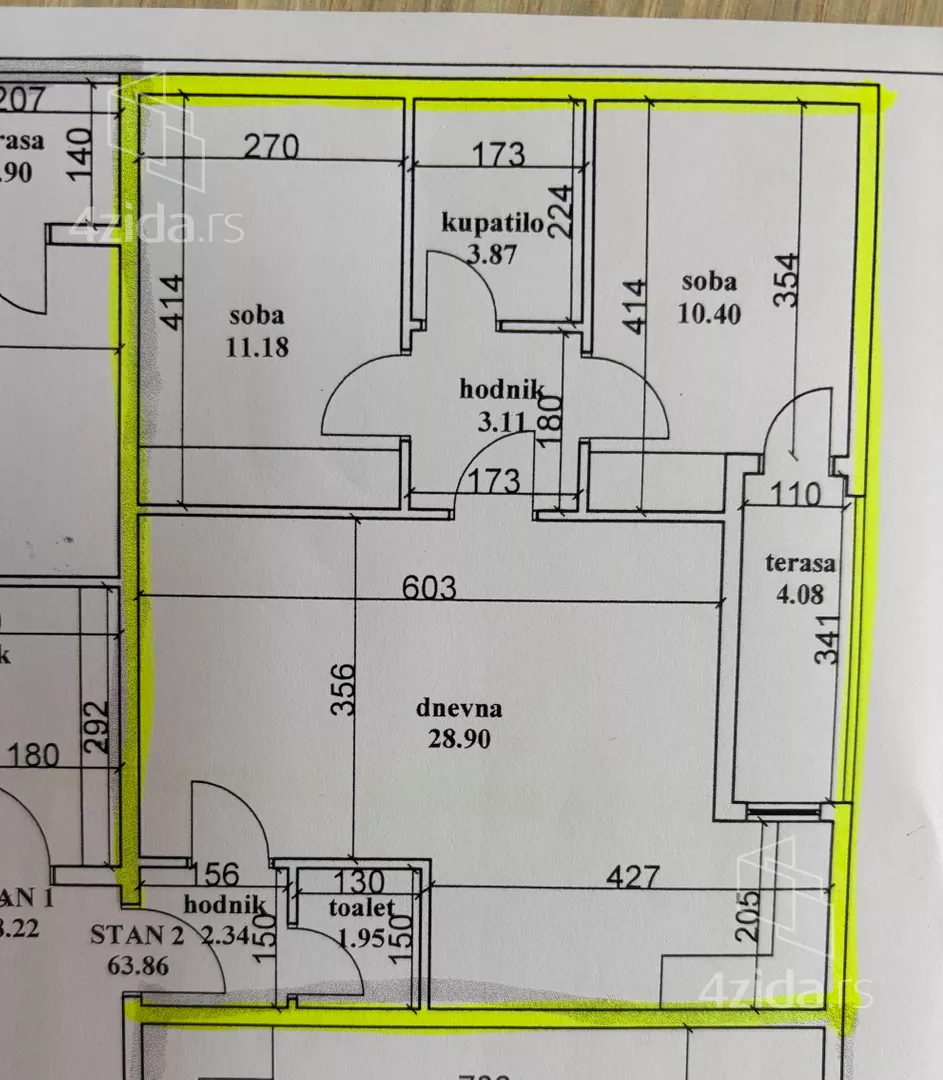 Dvosoban stan | 4zida