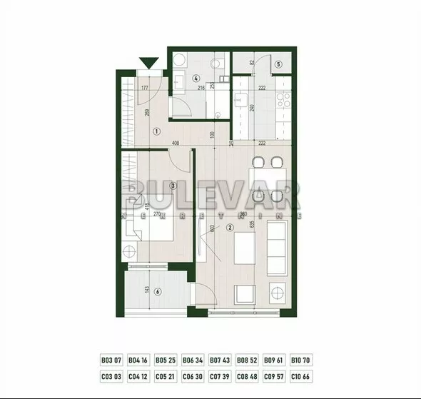 Dvosoban stan | 4zida